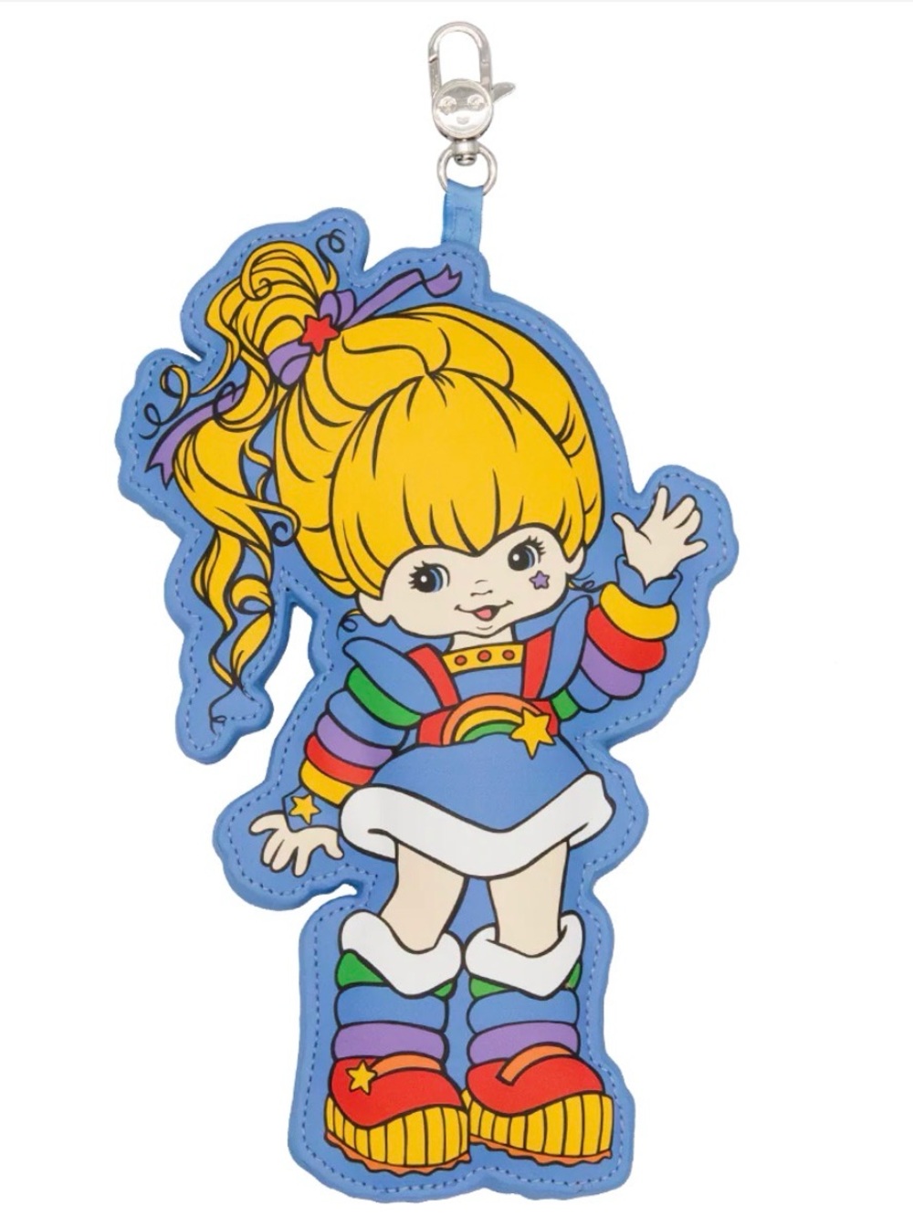 Whatever! Makes You Happy Rainbow Brite Oversized Padded Bag Charm Display Stand